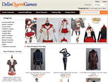 Tablet Screenshot of delinquentgames.com